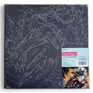 Paint by Number Motorcycle Canvas Kit 11.8x11.8 The Spring Shop Hobby Lobby New